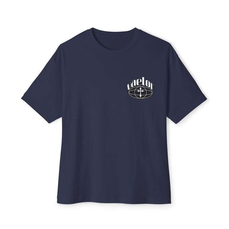 Vaelor Cross logo T-Shirt — Oversized Boxy Graphic T-Shirt