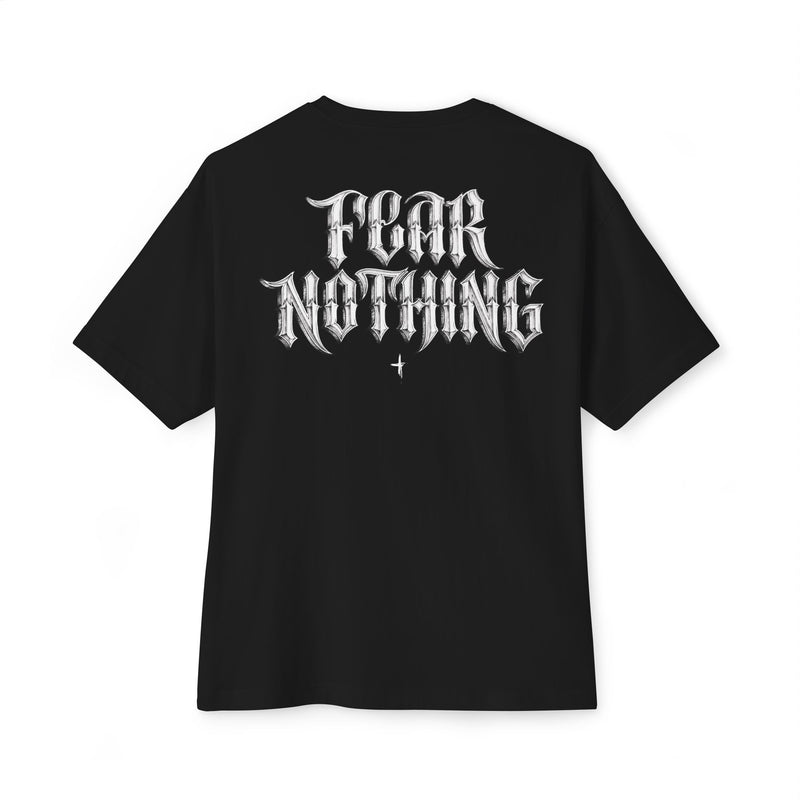 Fear Nothing Boxy Tee — Graphic Oversized T-Shirt