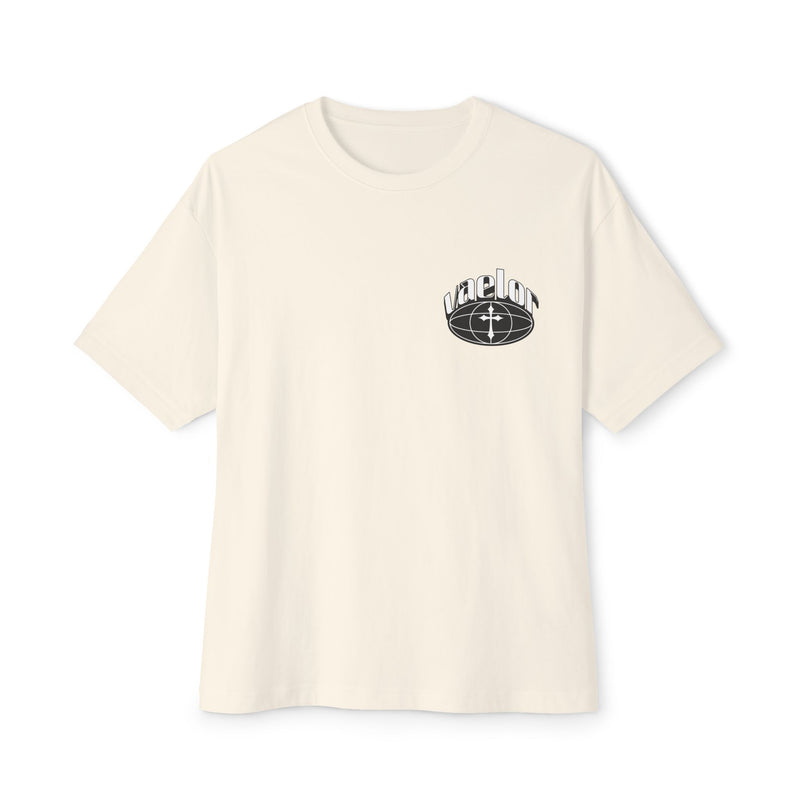 Vaelor Cross logo T-Shirt — Oversized Boxy Graphic T-Shirt