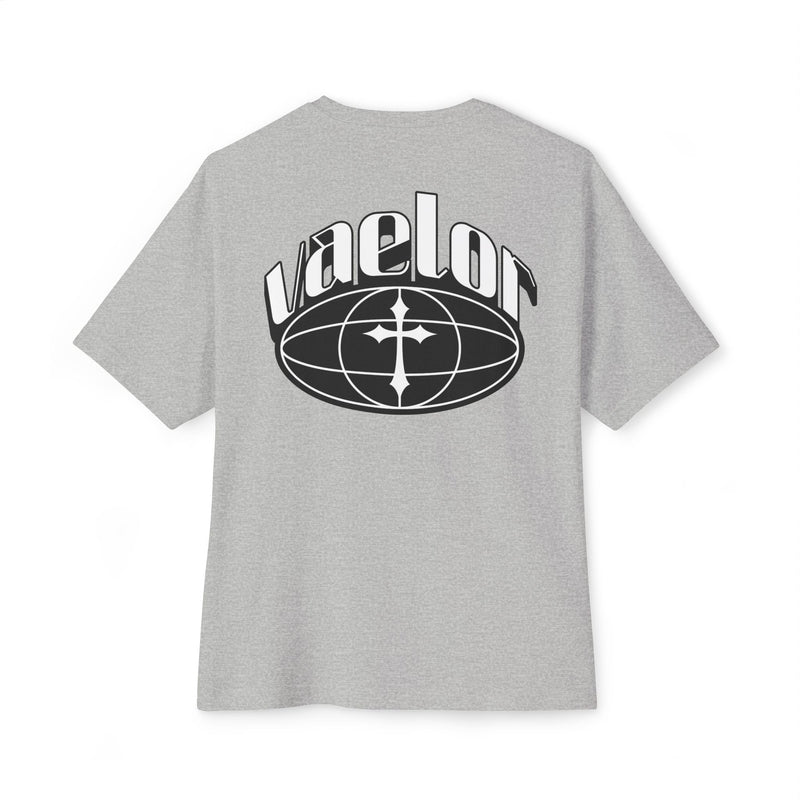 Vaelor Cross logo T-Shirt — Oversized Boxy Graphic T-Shirt
