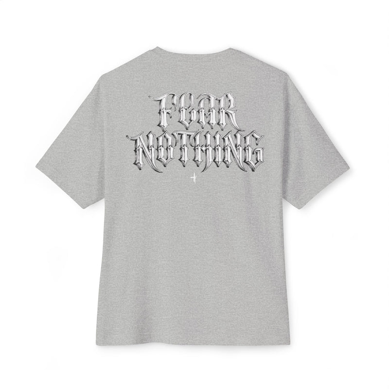 Fear Nothing Boxy Tee — Graphic Oversized T-Shirt
