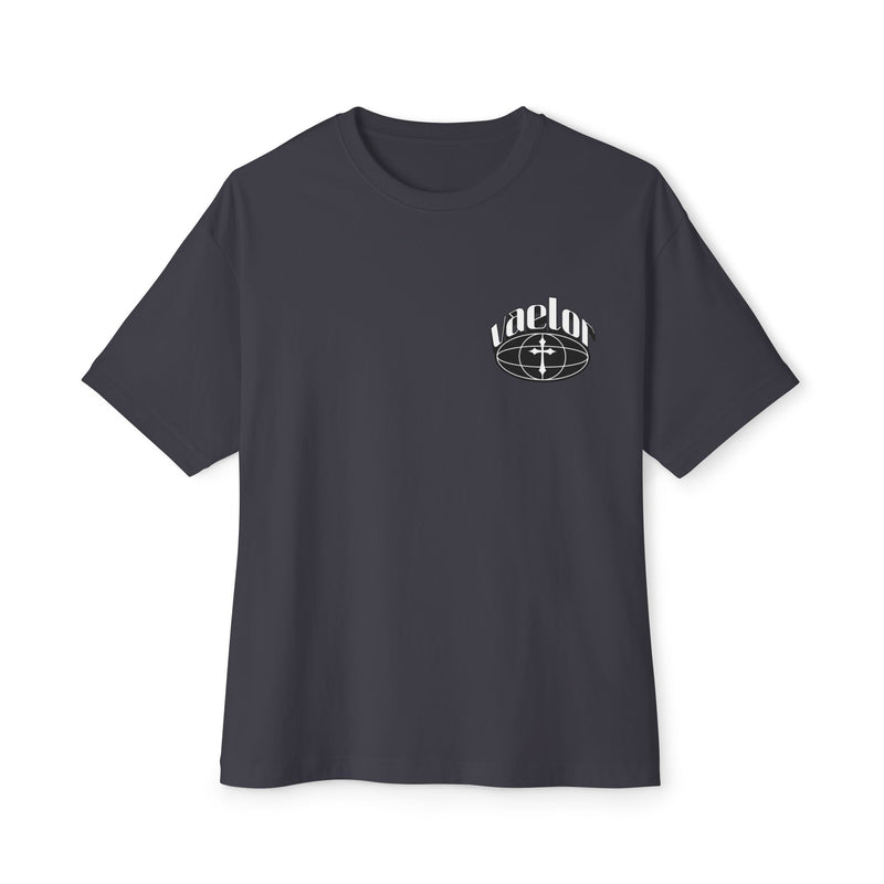 Vaelor Cross logo T-Shirt — Oversized Boxy Graphic T-Shirt