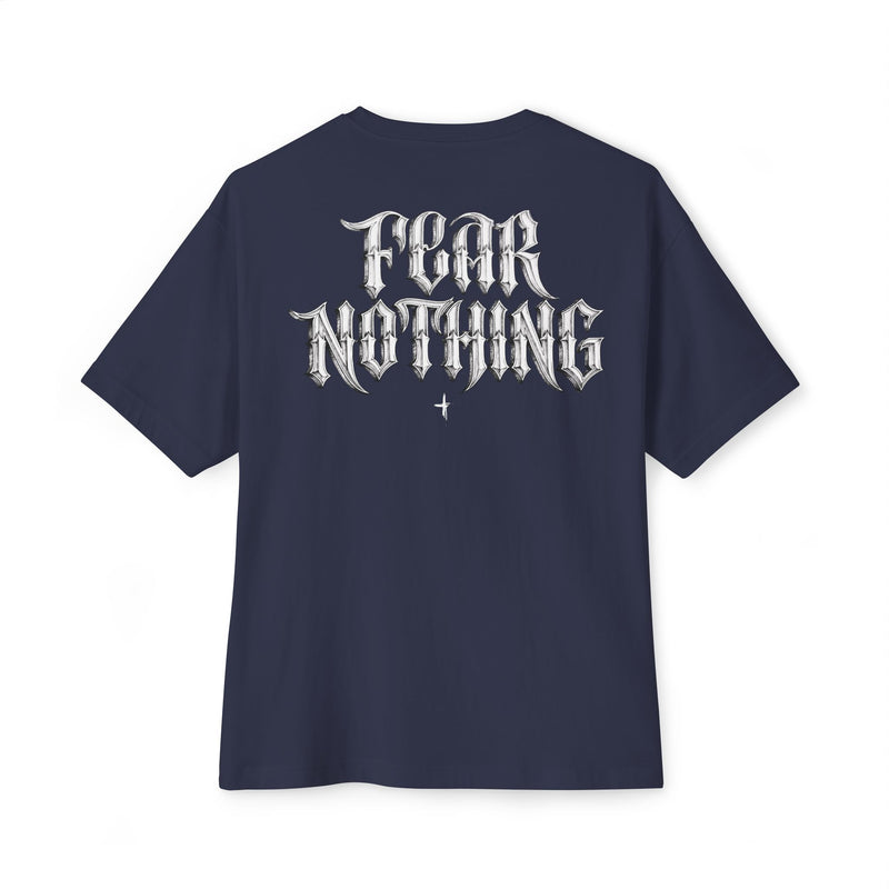Fear Nothing Boxy Tee — Graphic Oversized T-Shirt