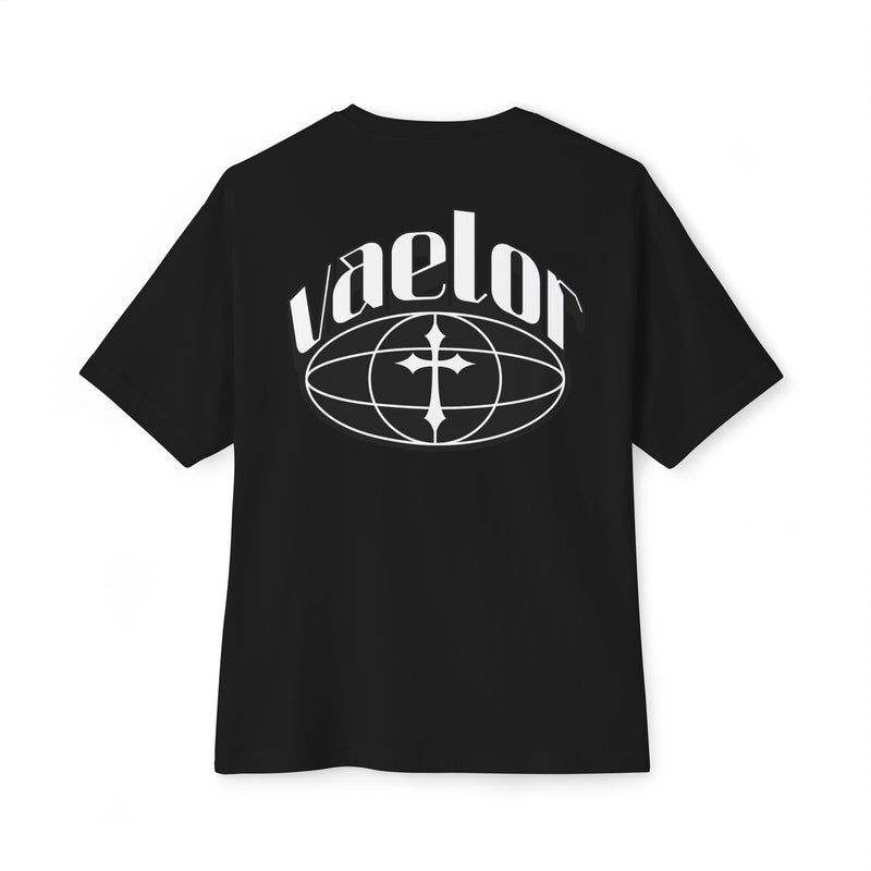 Vaelor Cross logo T-Shirt — Oversized Boxy Graphic T-Shirt